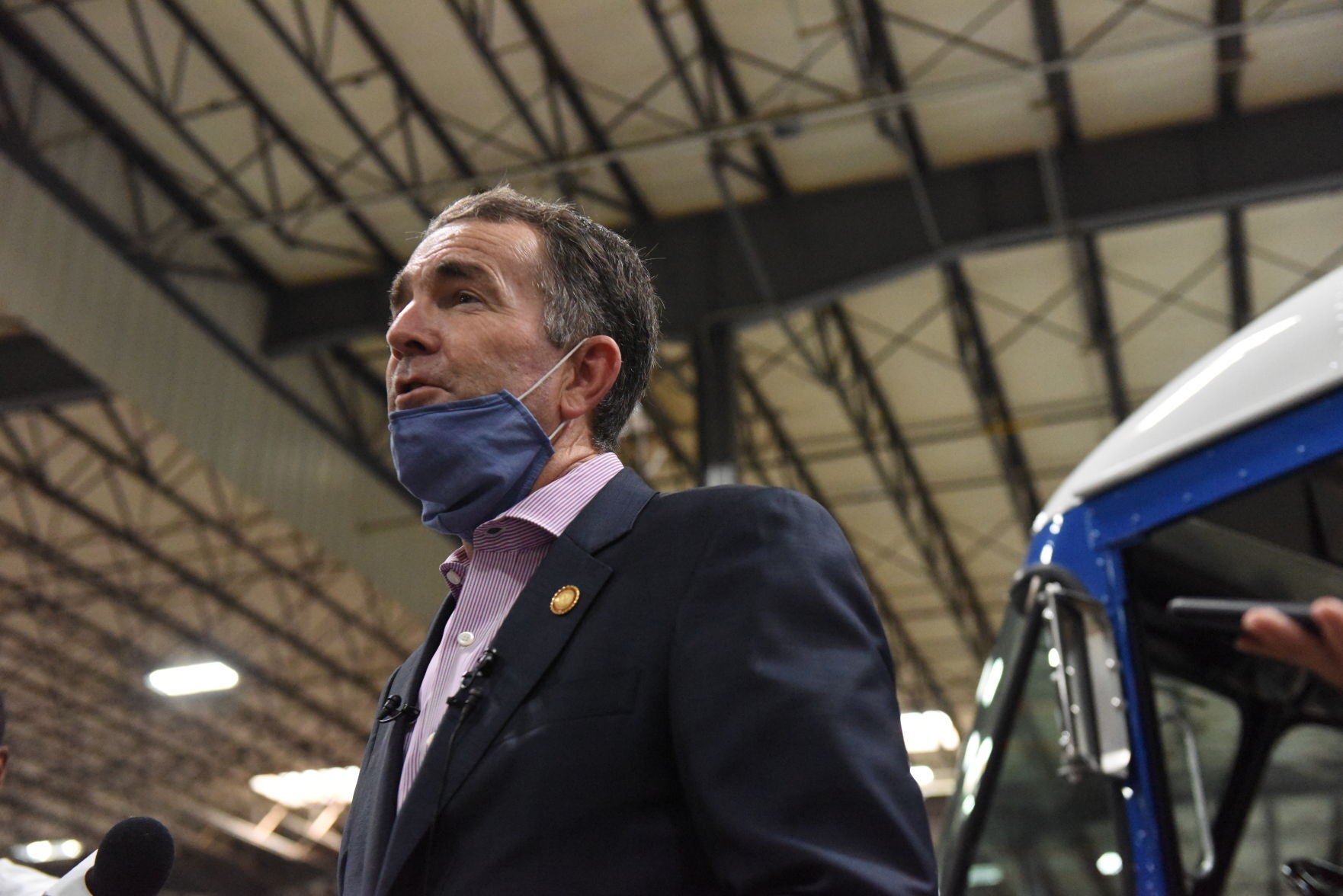 Northam visits Morgan Olson